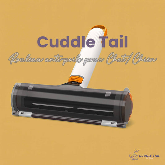 Cuddletail Rouleau anti-poils pour animaux (chiens & chats)