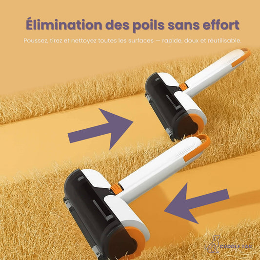 Cuddletail Rouleau anti-poils pour animaux (chiens & chats)