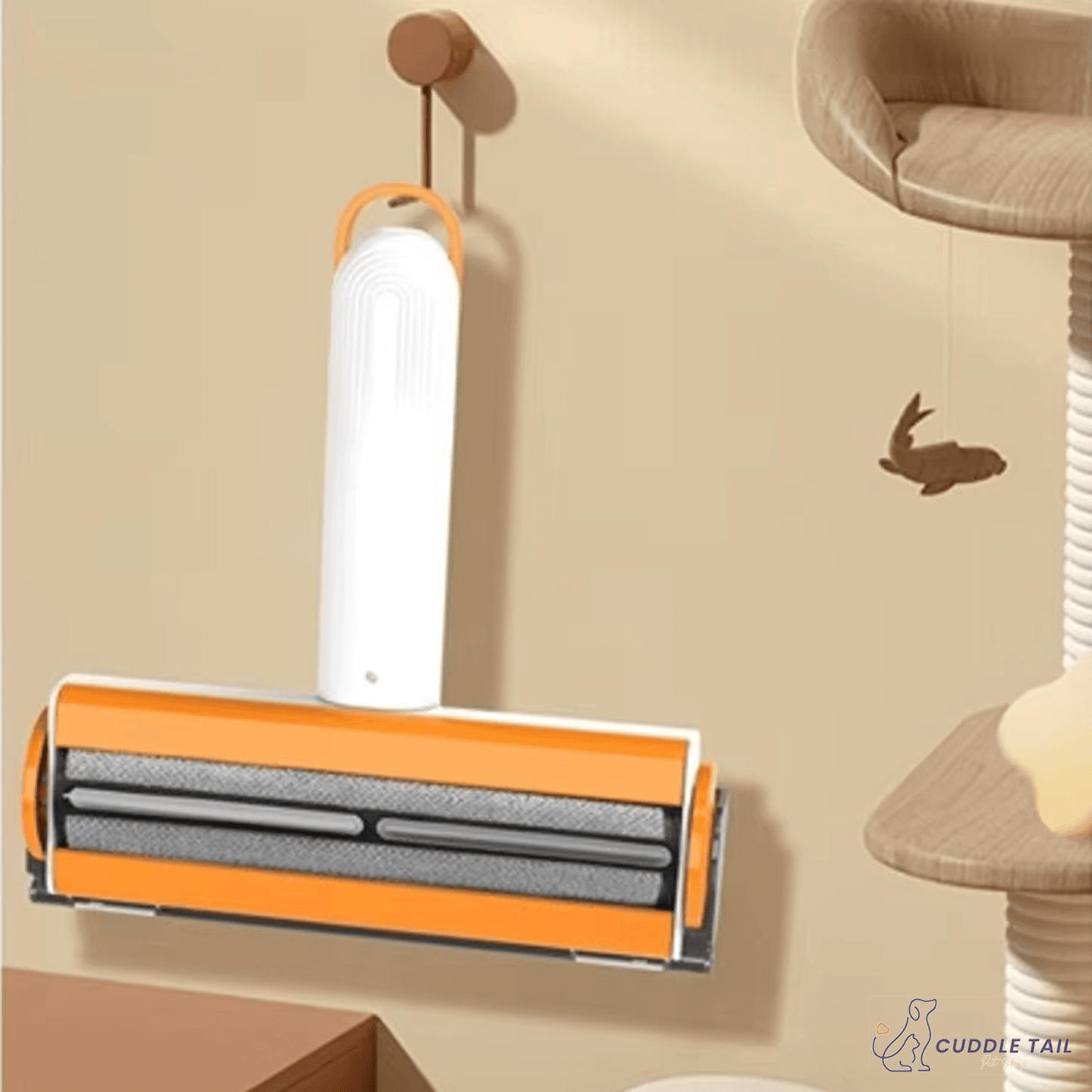 Cuddletail Rouleau anti-poils pour animaux (chiens & chats)