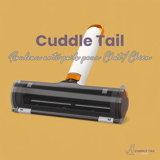 Cuddletail Rouleau anti-poils pour animaux (chiens & chats)